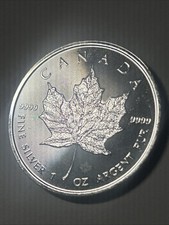 2023 canadian silver maple leaf Gem BU Cameo