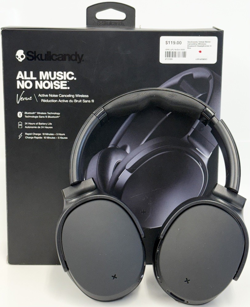 Skullcandy ワイヤレスヘッドホン S6HCW-M685-E Skullcandy Venue Model S6HCW Active Noise Canceling Wireless Over