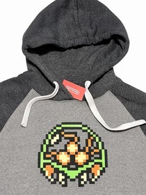 Nintendo Store Metroid Legacy Hoodie XL Samus Aran Pixel Retro NES Pullover NWT