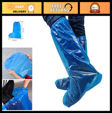 80 Disposable Extra Large Boot  Shoe Covers - 19" Tall, Waterproof, Skid-Resist
