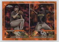 2023 Chrome Update Sapphire Edition Rookie Combos Orange 25/25 Jared Koenig 19fe