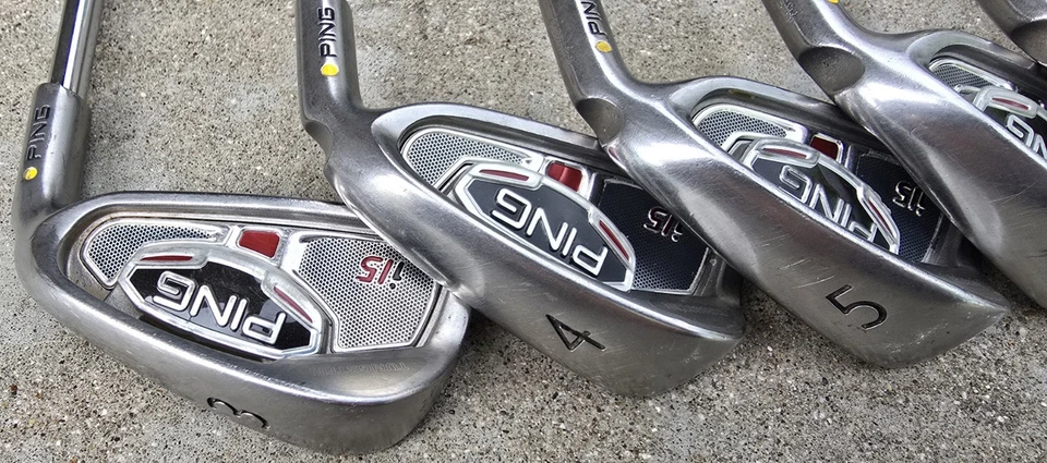 Ping i15 Yellow Dot Iron Set 3-9 PW Right Hand S300 Flex Steel Matching Serial # - Image 2 of 4