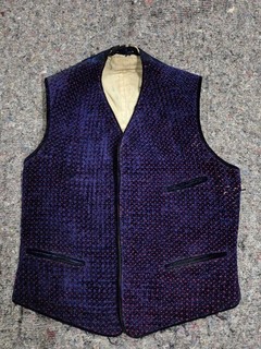 Gilet Ancien Paysan Populaire Maquignon Travail Chasse