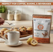 Super Life Monk Fruit Sweetener With Fiber 12 Bags Women Owned