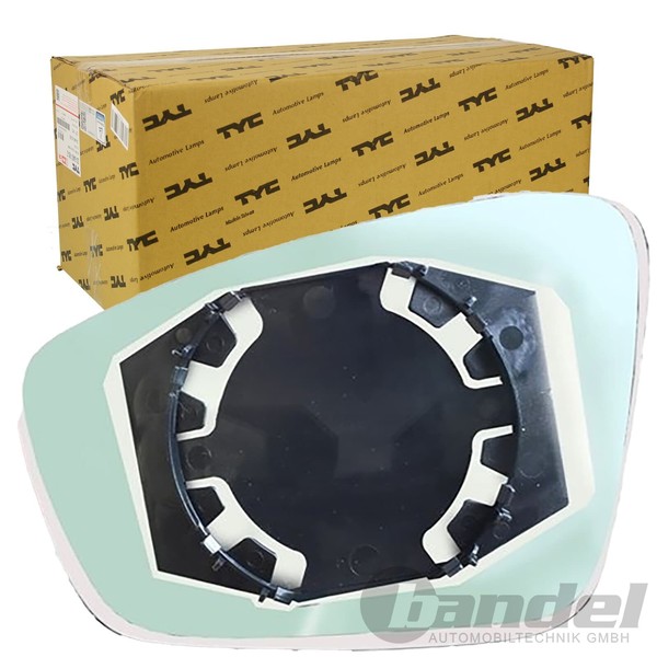 TYC Spiegelglas Konvex Links Passend FüR Seat Toledo Skoda Fabia Rapid-image