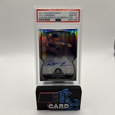2023 BOWMAN DRAFT CHROME PROSPECT AUTO REFRACTOR COLT EMERSON  /499 PSA 10