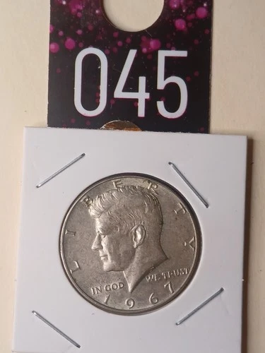 1967 JFK Silver AU Choice Nice Coin