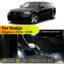 11 x For 2005 - 2008 Dodge Magnum Interior LED Lights Bulb Package Kit - White