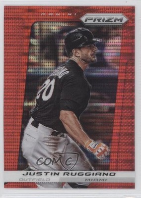 2013 Panini Prizm Target Red Pulsar Prizm Justin Ruggiano #143 0v7