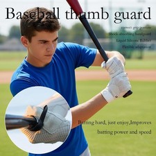 2PC Baseball Softball Silicone Thumb Guard Protective Safety Grip Aid Z8U3