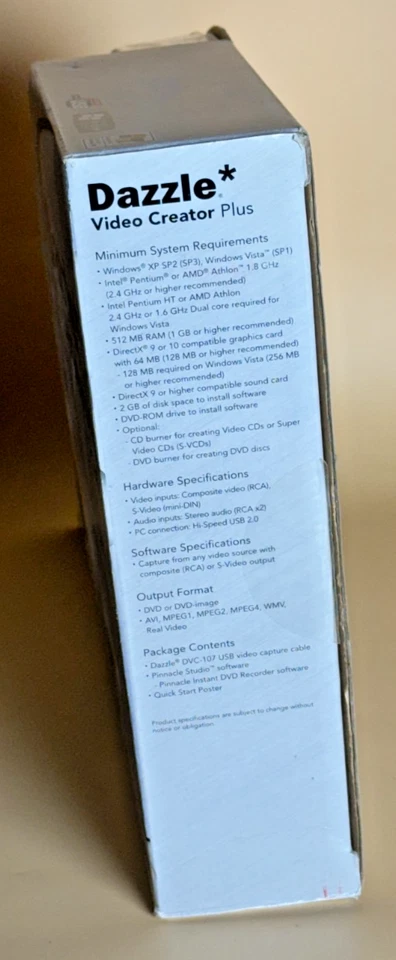 Dazzle Video Creator Plus USB Video Capture Device for PC - Image 2 of 4