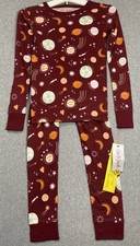 CAT  JACK Youth Girls Pajama Set Sz 8 Space Theme Planets Moons Stars Comfy NWT