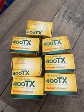 7 Rolls Kodak Tri-X 400 TX 36exp 35mm black and white film Exp Date 01/2020