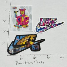 Lotset Of 3 New Nike Logo Laptop Bottle Vinyl Decal Sticker W Tracking