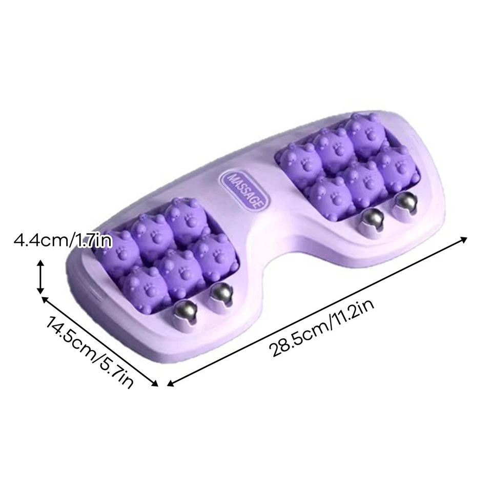 Foot Massager Roller Feet Acupressure Point Massage Pain Relief Relax - image 4 of 4