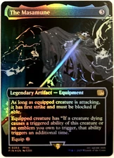 MTG The Masamune (Borderless Foil) Final Fantasy 353 FFVII FF7 Sephiroth NM