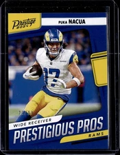 2024 Panini Prestige - Prestigious Pros Purple Puka Nacua /99