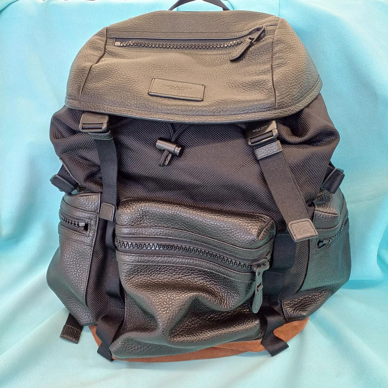 Coach F56876 Genuine Leather Backpack for Women & Men