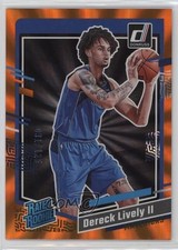 2023-24 Panini Donruss Rated Rookie Holo Orange Laser /125 Dereck Lively II 7rv