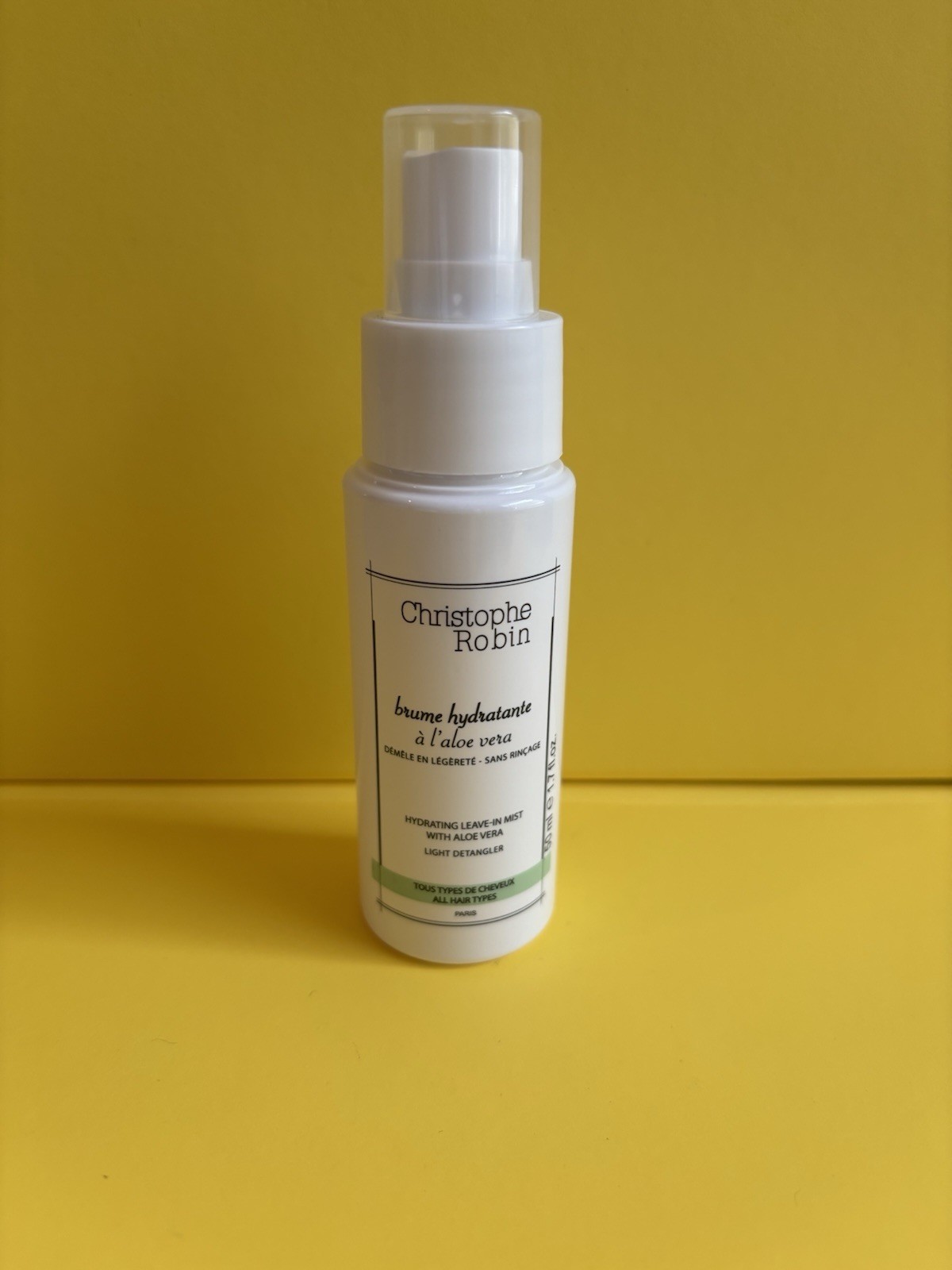 Christophe Robin Hydrating Leave-In Mist with Aloe Vera 1.7 fl Oz