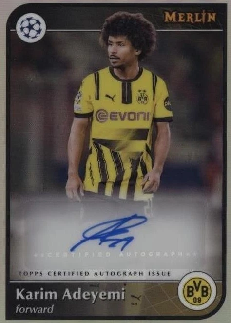2025-26 Topps Uefa Club Competitions - Karim Adeyemi #TSR-KA for