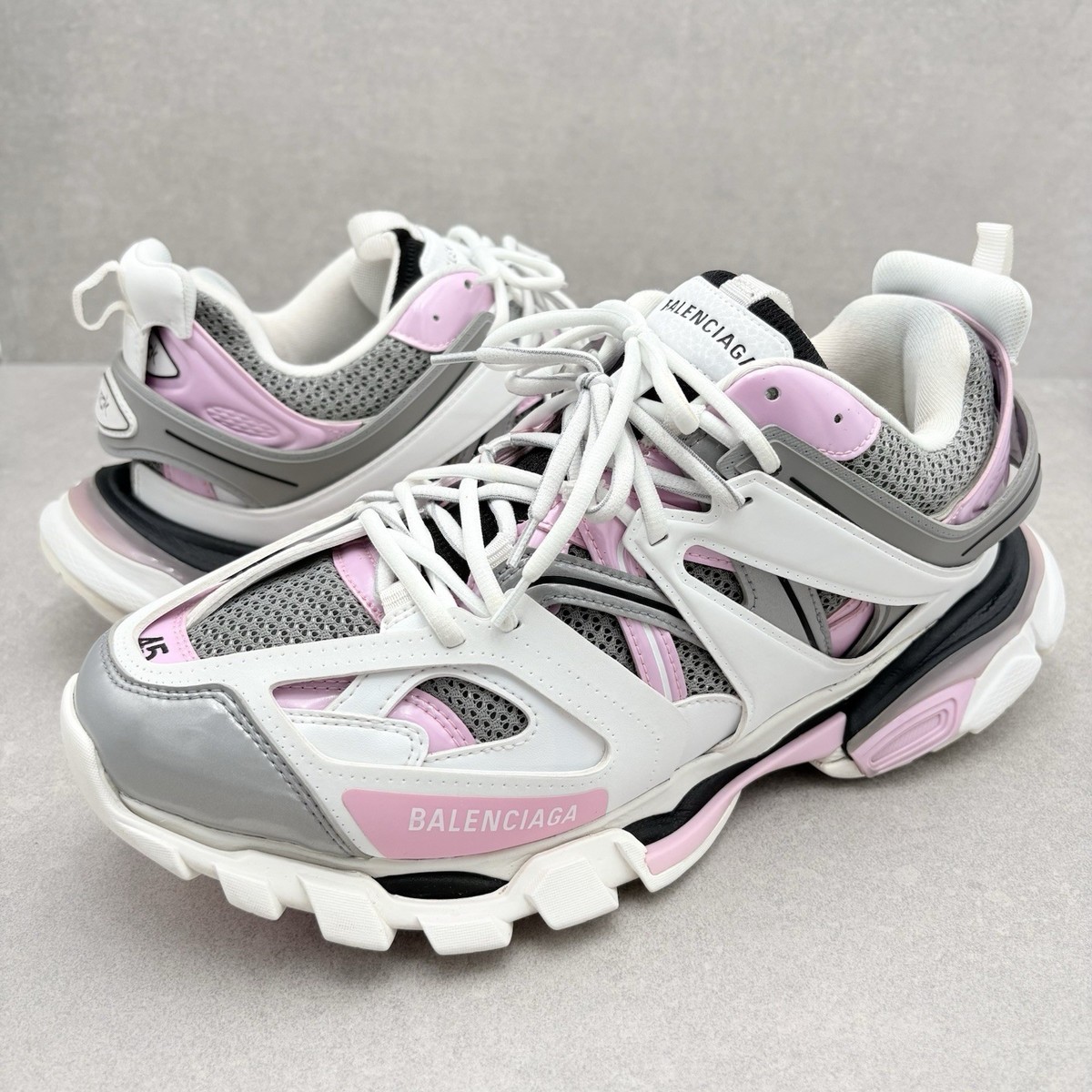 BALENCIAGA スニーカー 42 ホワイト/ピンク BALENCIAGA  /  サイズ : 27cm Balenciaga Track ' White Rose Pink Grey ' | Size 45 (12 US) | eBay