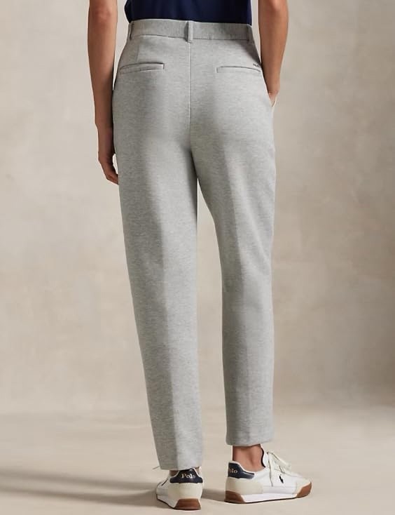 Sz M- RLX Ralph Lauren Women's Double-Knit Jacquard Golf Pants, Andover Heather. thumbnail 2