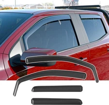 Side Window Visor Deflector Visor Trim Cover For 2023-2025 Chevy Colorado GMC