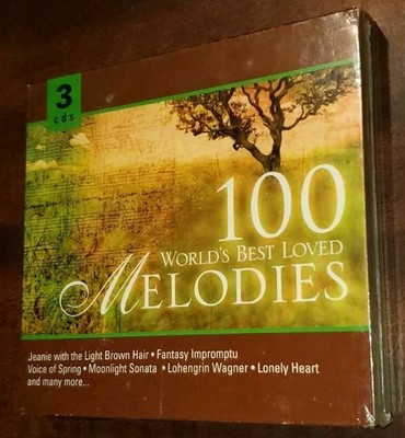 100 World's Best Loved Melodies - Various Artists 3 CDs 2005 Madacy New ...