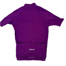 DeMarchi Smartwool Classica Cycling Full Zip Jersey Shirt PURPLE XS Italy $140