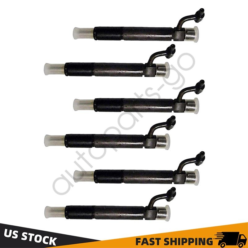 6X Fuel Injectors 675967C91 631571C91 for Farmall 966 1066 1086 1466 1486 1586