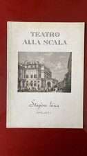 MARIA CALLAS programma di sala - RATTO DAL SERRAGLIO 1951 1952 Teatro alla Scala