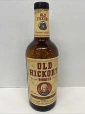Old Hickory Burbon Display Bottle Alcohol Adv...