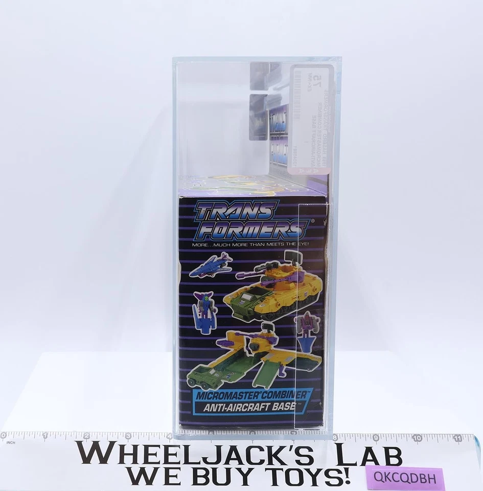 Base Antiaérea AFA GRADO 75 G1 Transformers Hasbro Cinta Sello Sin Rotura de Color Foto 3 de 4