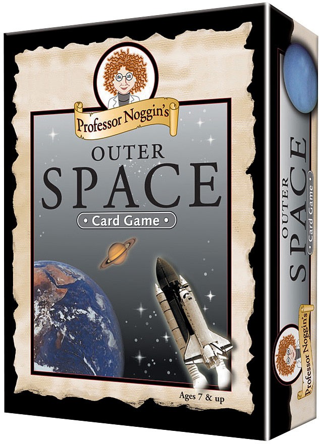 Карточная игра Профессор Ноггин в космосе для детей | Educational Space Learning -