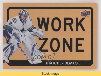 2021-22 Upper Deck Series 1 Work Zone Thatcher Demko #WZ-43 READ z6b