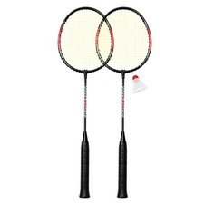 2 Player Badminton Racket Set with Shuttlecock Lightweight Game Set