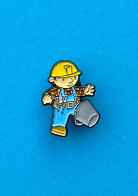 Pin/Anstecknadel/Emaille-Brosche für BOB, DER BAUMEISTER/THE BUILDER* Fans