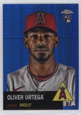 2022 Topps Chrome Platinum Anniversary Blue Prism Refractor Oliver Ortega 11ym