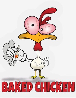 Desperate Enterprises Baked Chicken Tin Sign - 12.5''W x 16''H,
