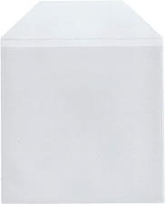1,000 Pieces Clear Transparent CPP Plastic CD DVD Sleeves Envelope Holder, 100 M