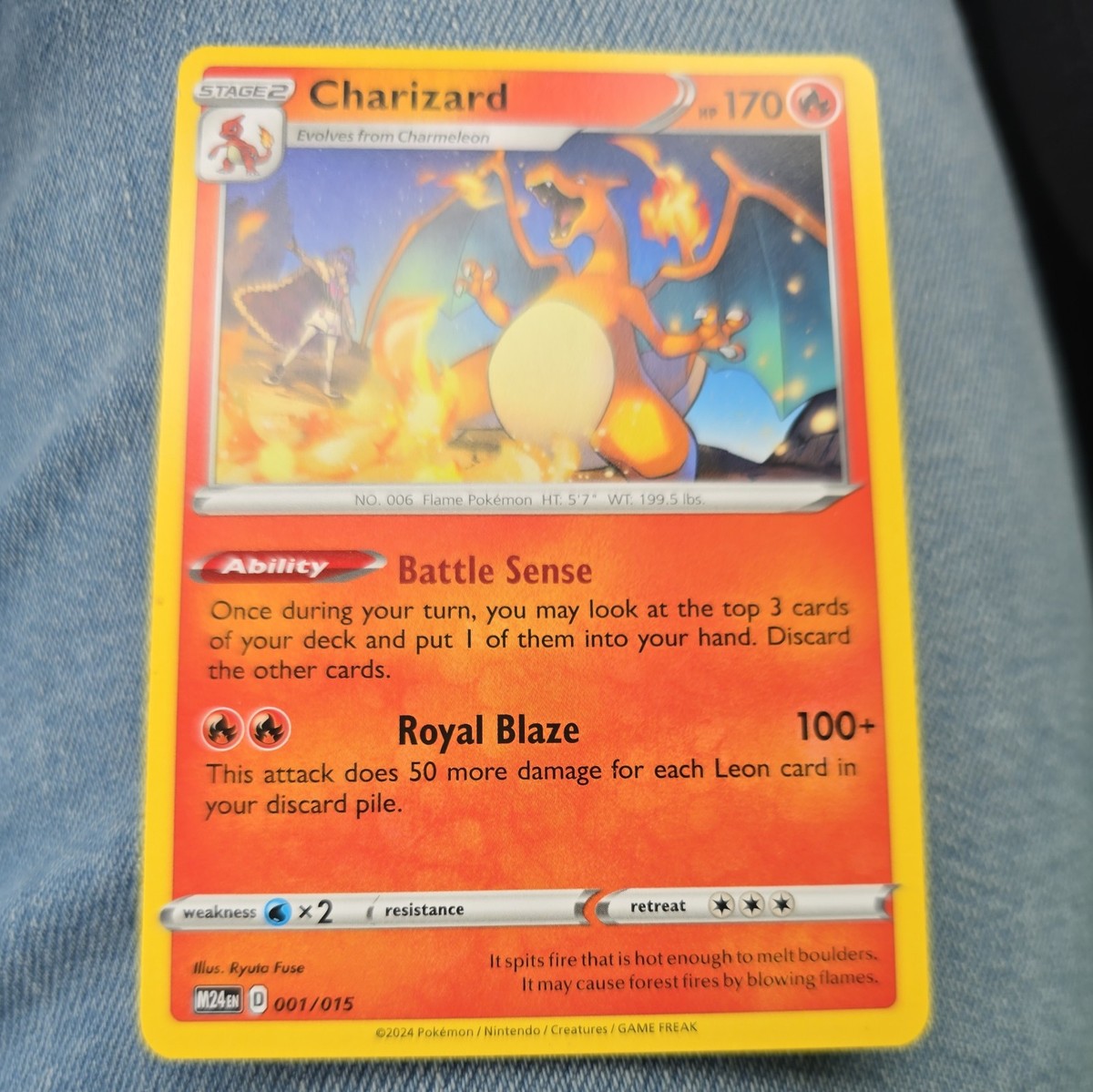 mcdonald's pokemon cards charizard Charizard - McDonald's Promo- 001/015