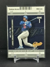 Vernon Wells 2004 Fleer Showcase #61 Authentix