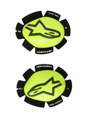 Alpinestars Gp Plus Knee Sliders - Knee Slider Fluo/Noir ((((((((paire)))))
