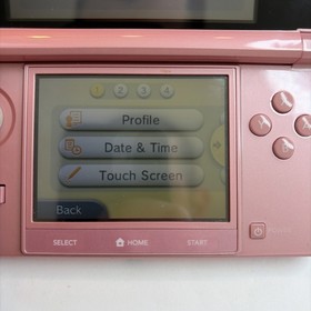 Nintendo 3DS Handheld Video Game Console Pink CTR-001 (USA) W Charger Stylus