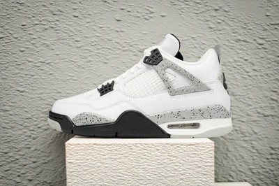 靴 NIKE AIR JORDAN 4 WHITE CEMENT 25.5 Jordan 4 Retro White Cement (2025) Men's - FV5029-100 - US