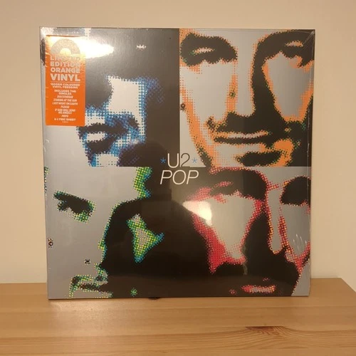 U2 : Pop Limited Edition 180g Orange Color Vinyl Remastered Double LP Record NEW