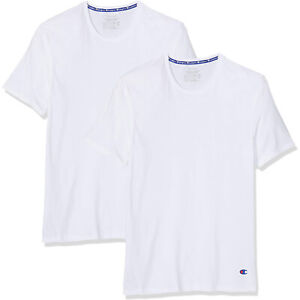 Champion CREW NECK Sport Shirt 2er Pack T-Shirt Weiß Herren