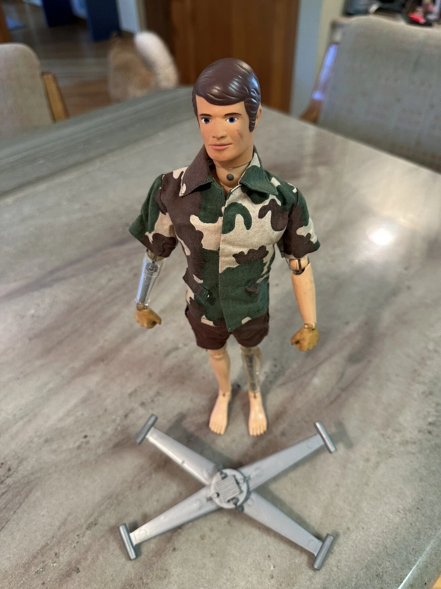 VINTAGE GI Joe Atomic Man Mike Powers action figure complete Hasbro kung fu grip
