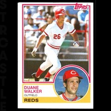 1983 Topps - Duane Walker #243 (RC) Cincinnati Reds ⚾ Baseball Card